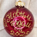 КУ-80-244071 Стеклянный шар С Новым Годом 80 мм., Коломеев