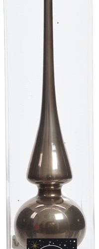 Елочная макушка Classic 26 см, коричневая, стекло, KAEMINGK (114509)