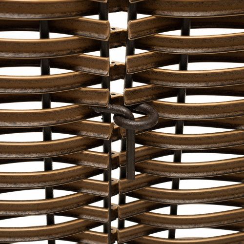 Корзина под елку Премиум Царская Лоза 87 см., разборная, лесной орех, ЕлкиТорг (87-222)
