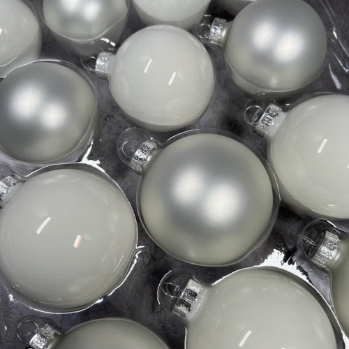 Набор стеклянных шаров Утренняя поземка 26 шт., Christmas DeLuxe (86454)