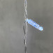 Светодиодная бахрома с колпачком 3,2*0,9 м., 180 холодных белых LED ламп, мерцание, прозрачный провод ПВХ, IP65, LTC (PIL180BLWCAP-10-2W)