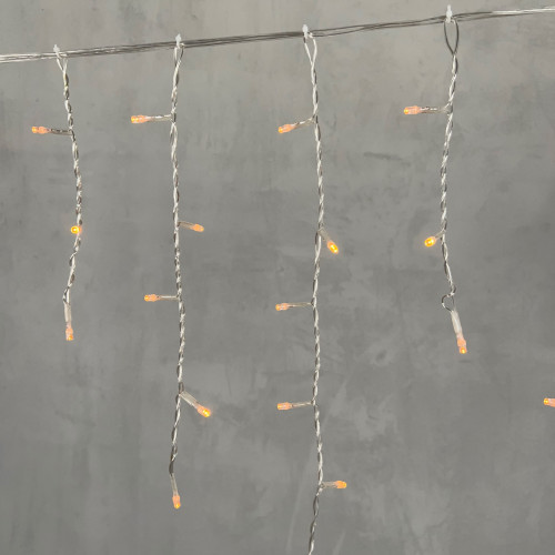 Светодиодная бахрома 3,1*0,5 м., 150 желтых LED ламп, прозрачный провод ПВХ, LTC (PIL150-10-2Y) в Санкт-Петербурге