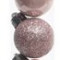 Набор пластиковых шаров Мерцание 30 мм, нежно-розовый, 15 шт, Kaemingk (021678)
