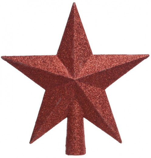 Елочная макушка Звезда кремлевская, пластик, 19 см, KAEMINGK (029542) — 