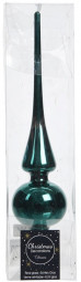 Елочная макушка Classic 26 см, изумрудная, стекло, KAEMINGK (114529)