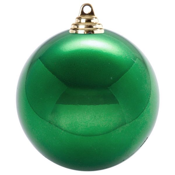 Пластиковый шар 200 мм., зеленый глянец., 1 шт., Snowmen (ЕК0456)