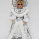 Снегурочка Русская Краса в белой с серебром шубе и шапке 30 см., Triumph Tree (84661)