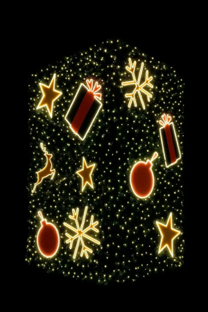 Светодиодная фигура из мишуры Куб 200 см., Сад Радости (SR333)