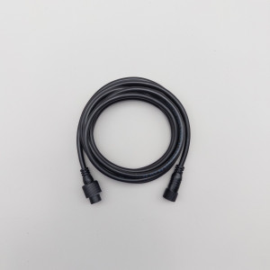 Соединитель 3 м. для бахромы, занавесов и нитей, 220В., провод черный каучук, IP65, LTC (LLS11-3M)