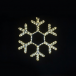 Светодиодная фигура Снежинка 50 см., 24В, Тёплый белый, TeamProf (960219)