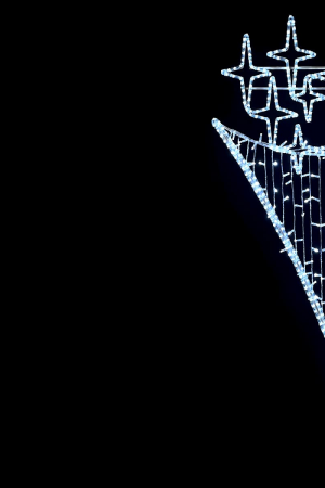 Светодиодная консоль Факел 75*200 см., холодный белый, 220В, LTC (LC-13411)