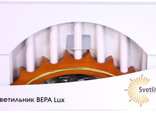 Рождественская горка-светильник ВЕРА, 7 LED свечей, коричневое дерево, высота 23 см., Svetlitsa (16-151-06)