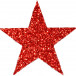 Звезда из пенофлекса 400 мм., красный, ПромЕлка (Z-400RED)
