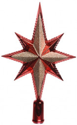 Елочная макушка Звезда Востока 255 мм, пластик, красный, KAEMINGK (029099)