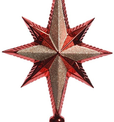 Елочная макушка Звезда Востока 255 мм, пластик, красный, KAEMINGK (029099)