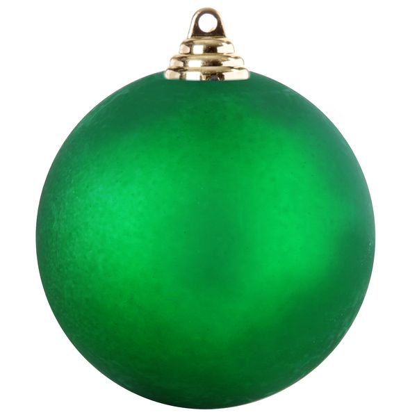 Пластиковый шар 200 мм., зеленый матовый., 1 шт., Snowmen (ЕК0457)