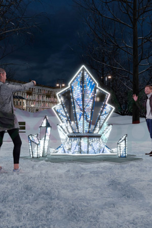 Светодиодная фотозона Кристальный трон 2.16 м., Conso (OPR-048-1001)