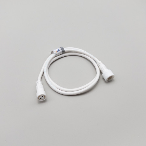 Соединитель 1 м. для бахромы, занавесов и нитей, 220В., провод белый каучук, IP65, LTC (LLS1M-8)