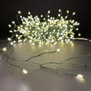 Гирлянда Капли 400 теплых белых макро ламп, 1000 см., 8 режимов, Christmas DeLuxe (87446)