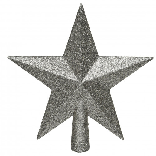 Елочная макушка Звезда кремлевская 19 см., шампань, пластик, Kaemingk (029596)