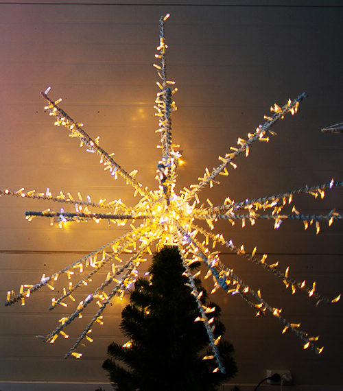 Макушка Бенгальская 100 см. для елей высотой от 6 до 15 м., теплое белое свечение, Green Trees (bengal-100)