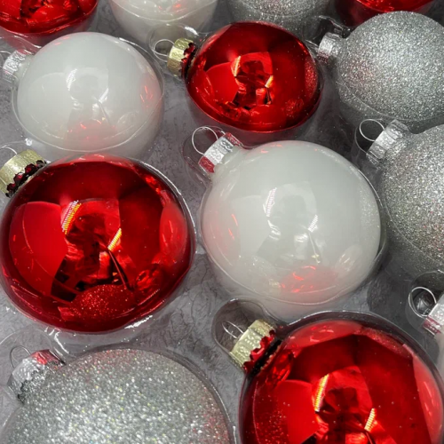 Набор стеклянных шаров Морозная рябина 26 шт., Christmas DeLuxe (88723)