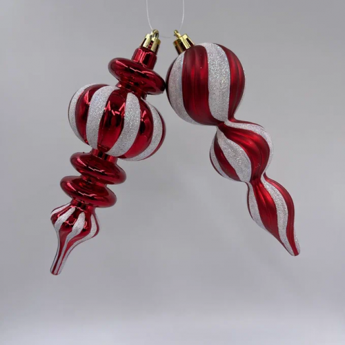 Набор пластиковых украшений Рождественская карусель,  2 шт., Christmas DeLuxe (89260)