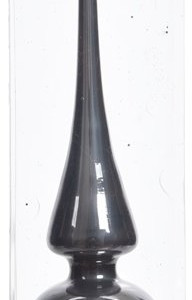 Елочная макушка Classic 26 см, темно-серая, стекло, KAEMINGK (114589)