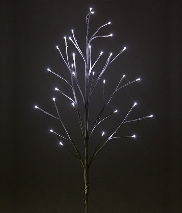 Светодиодная флористика Ветка диоды 90 см., 3*АА батарейки, 32 теплых белых  LED ламп, Beauty Led (B247L-D032A-35) в Белгороде