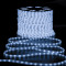 Дюралайт светодиодный 2-х проводной, диаметр 13 мм., 220В, холодные белые LED лампы 36 шт на 1 м., бухта 100 м., матовый, статика, Teamprof (TPF-DL-2WHM-100-240-W)