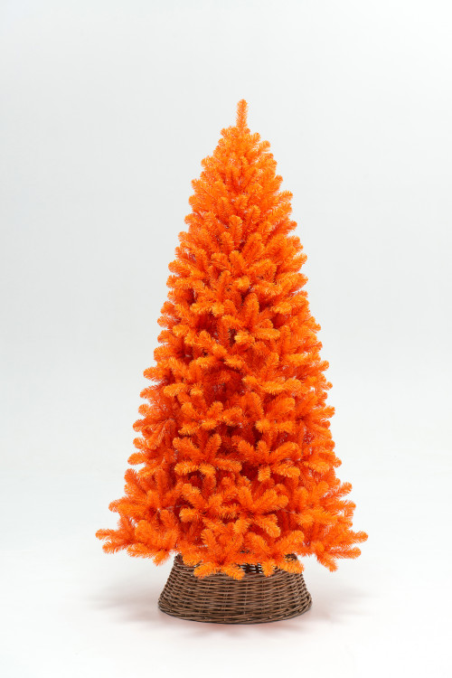 Искусственная оранжевая елка Карнавал - Сочный апельсин 210 см., ПВХ ЕлкиТорг (172210)