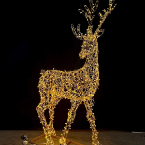 Светодиодная фигура Олень лесной большой 350 см., Сад Радости (SR041)