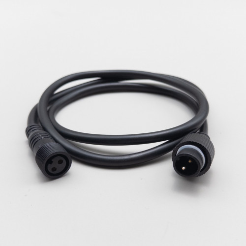 Соединитель 1 м. для бахромы, занавесов и нитей, 220В., провод черный каучук, IP65, LTC (LLS1M-1) в Санкт-Петербурге