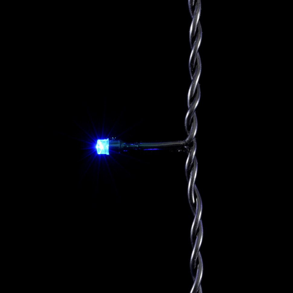 Светодиодная бахрома 3,1*0,5 м., 150 разноцветных LED ламп, 220В., черный провод ПВХ, Beauty Led (PIL150-11-2M)