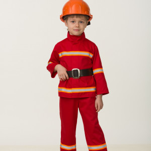 Карнавальный костюм &quot;Пожарный&quot;, размер 128-64, Батик (5705-128-64)