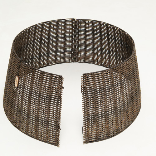 Корзина под елку Люкс Палермо 87 см., разборная, корица, ЕлкиТорг (87-224)