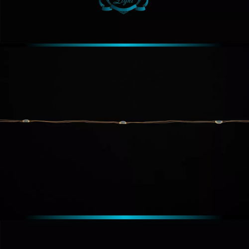 Светодиодная нить Роса 50 м., 500 теплых белых LED, контроллер, прозрачный провод IP 20, Winner (ww.01.4T.500-)