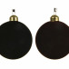 Набор стеклянных шаров Черный бархат 80 мм., 3 шт., Kaemingk (060954)
