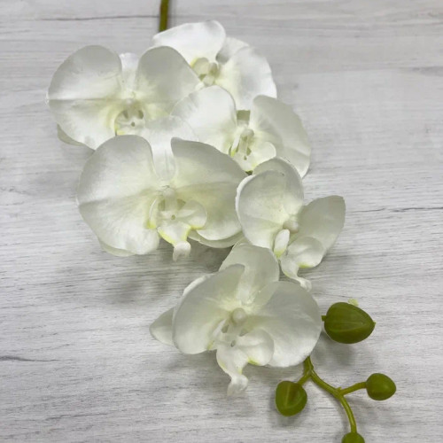 Ветвь Фаленопсис белый 90 см., Christmas DeLuxe (87497)