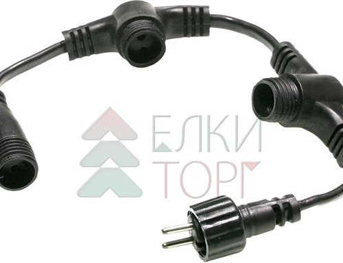 Разветвитель 3 - х лучевой для гирлянд серии STRING LIGHT из ПВХ, BEAUTY LED (05-056)