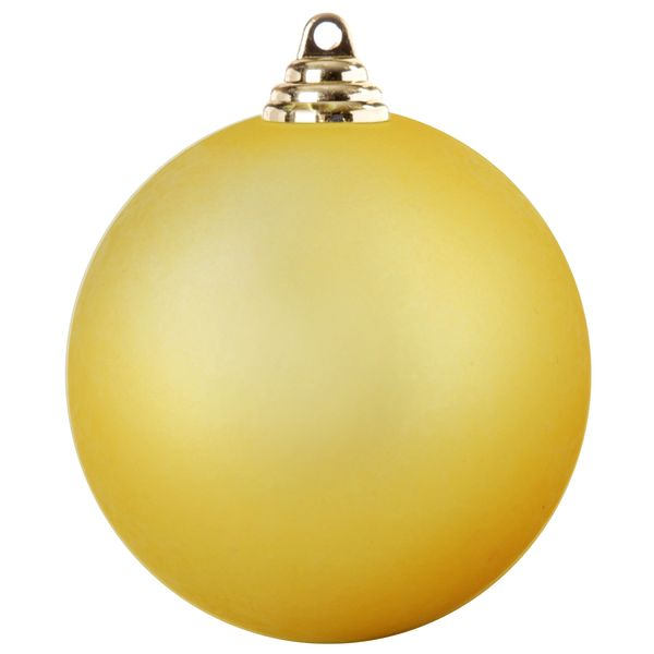 Пластиковый шар 200 мм., золотой матовый., 1 шт., Snowmen (ЕК0461)