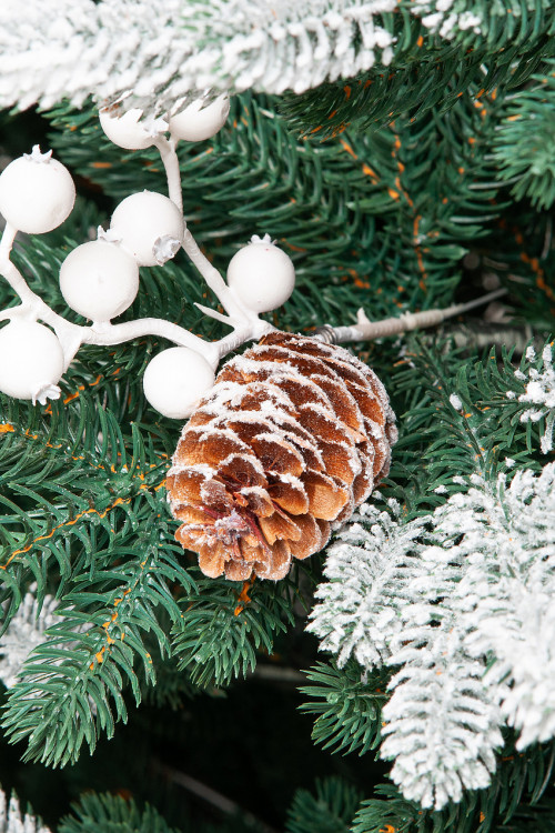 Искусственная елка Амелия заснеженная 120 см., 100% литая хвоя, ЕлкиТорг (163120) в Санкт-Петербурге