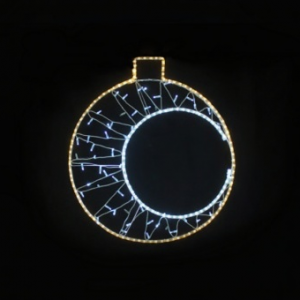 Светодиодная фигура Шар Орион 83*90 см., 24В, Тёплый белый/Белый, TeamProf (960223)