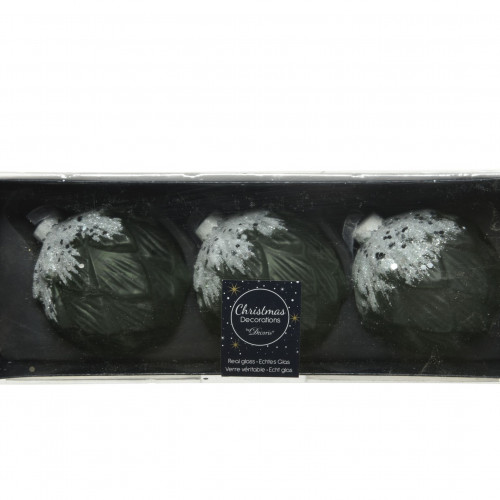 Набор стеклянных шаров Заморский артишок 3 шт., Kaemingk (067448)