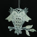 Украшение &quot;Сова&quot; цвет серебро,15 см, (150033)