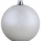 Пластиковый матовый шар 200 мм, цвет серебро, 1 шар, Snowmen (ЕК0088)