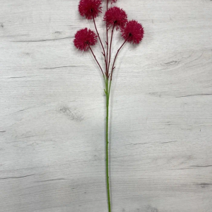 Ветвь Аллиум розовая 70 см., Christmas DeLuxe (89543)