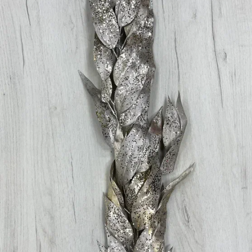 Ветвь Лавр Императорский 120 см., шампань, 1 шт., Christmas DeLuxe (87503)