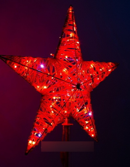 Макушка Кремлевская из стекло-нити 150 см. для елей высотой от 10 до 20 м., красная, Green Trees (krem-sn-150red)