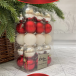 Набор пластиковых шаров Толледо 60 мм., 30 шт., Christmas DeLuxe (89768)